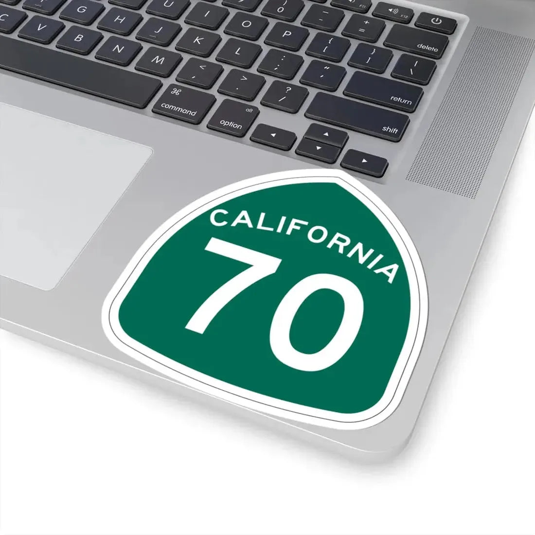 California 70 (California) (Road Sign) STICKER Vinyl Kiss-Cut Decal - The Sticker Space