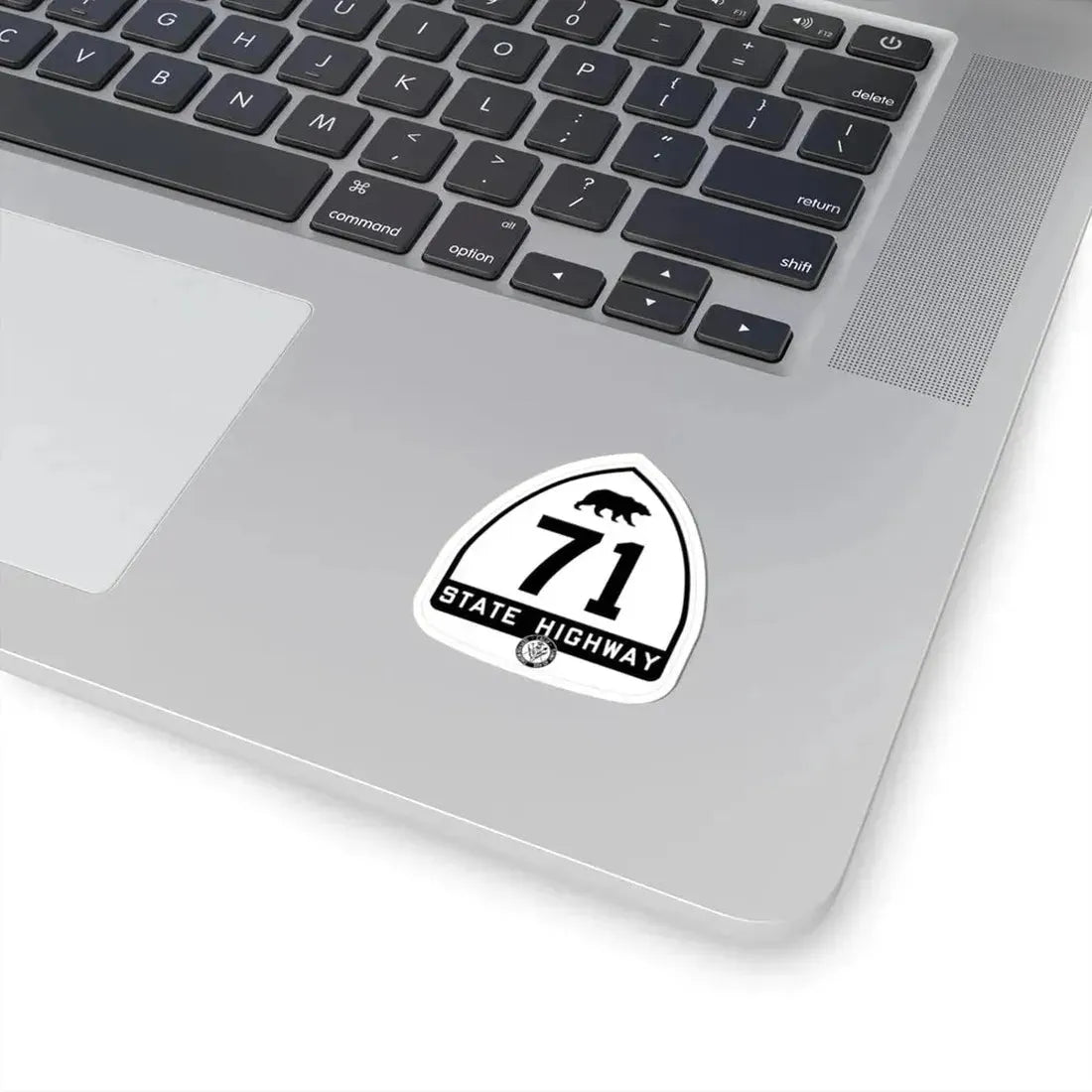 California 71 1948 (California) (Road Sign) STICKER Vinyl Kiss-Cut Decal - The Sticker Space