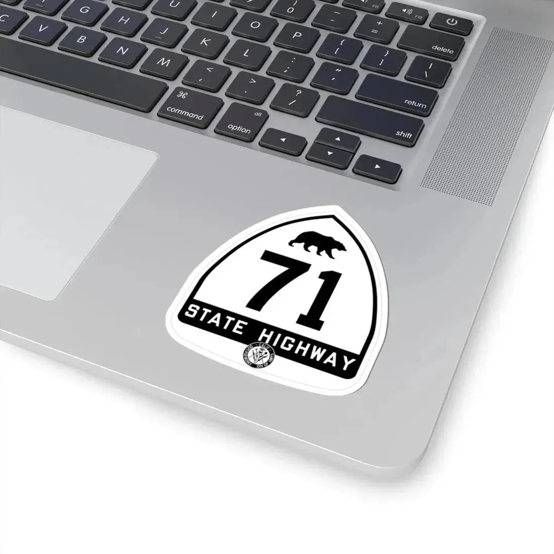 California 71 1948 (California) (Road Sign) STICKER Vinyl Kiss-Cut Decal - The Sticker Space