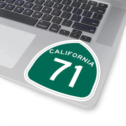 California 71 (California) (Road Sign) STICKER Vinyl Kiss-Cut Decal - The Sticker Space