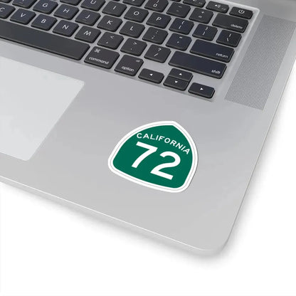 California 72 (California) (Road Sign) STICKER Vinyl Kiss-Cut Decal - The Sticker Space