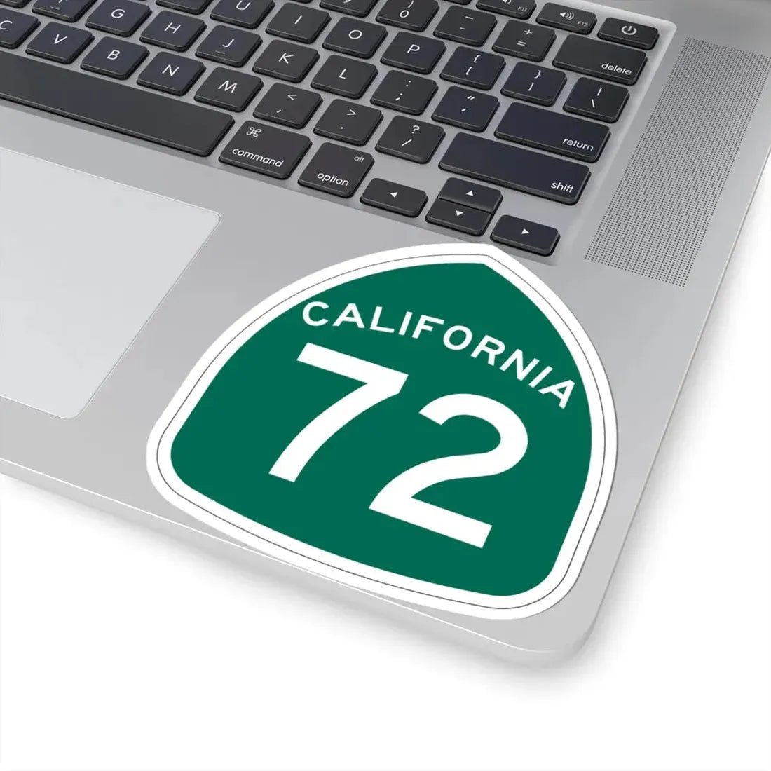 California 72 (California) (Road Sign) STICKER Vinyl Kiss-Cut Decal - The Sticker Space