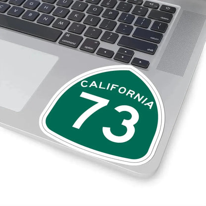 California 73 (California) (Road Sign) STICKER Vinyl Kiss-Cut Decal - The Sticker Space