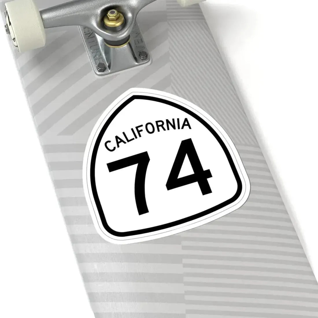 California 74 1957 (California) (Road Sign) STICKER Vinyl Kiss-Cut Decal - The Sticker Space