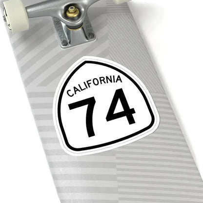 California 74 1957 (California) (Road Sign) STICKER Vinyl Kiss-Cut Decal - The Sticker Space