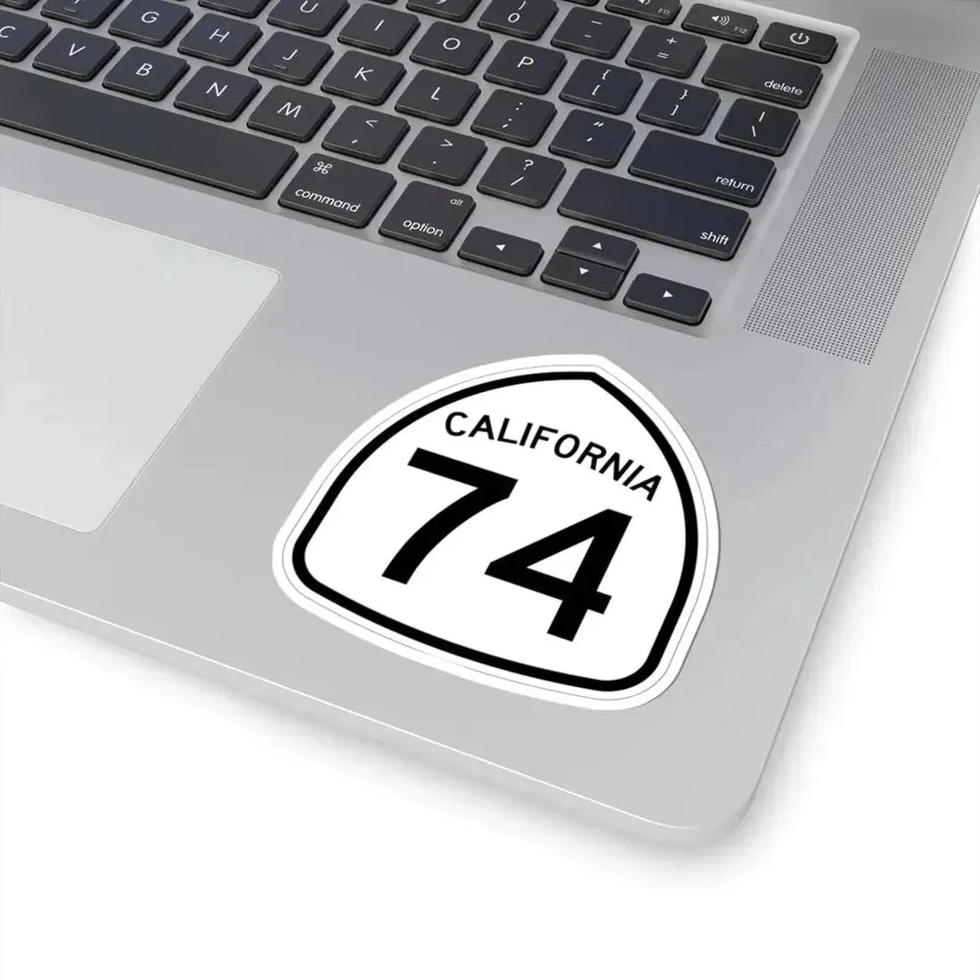 California 74 1957 (California) (Road Sign) STICKER Vinyl Kiss-Cut Decal - The Sticker Space