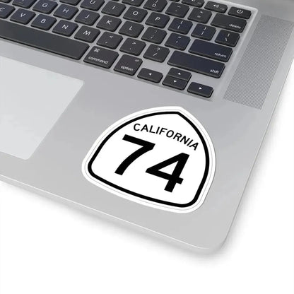 California 74 1957 (California) (Road Sign) STICKER Vinyl Kiss-Cut Decal - The Sticker Space
