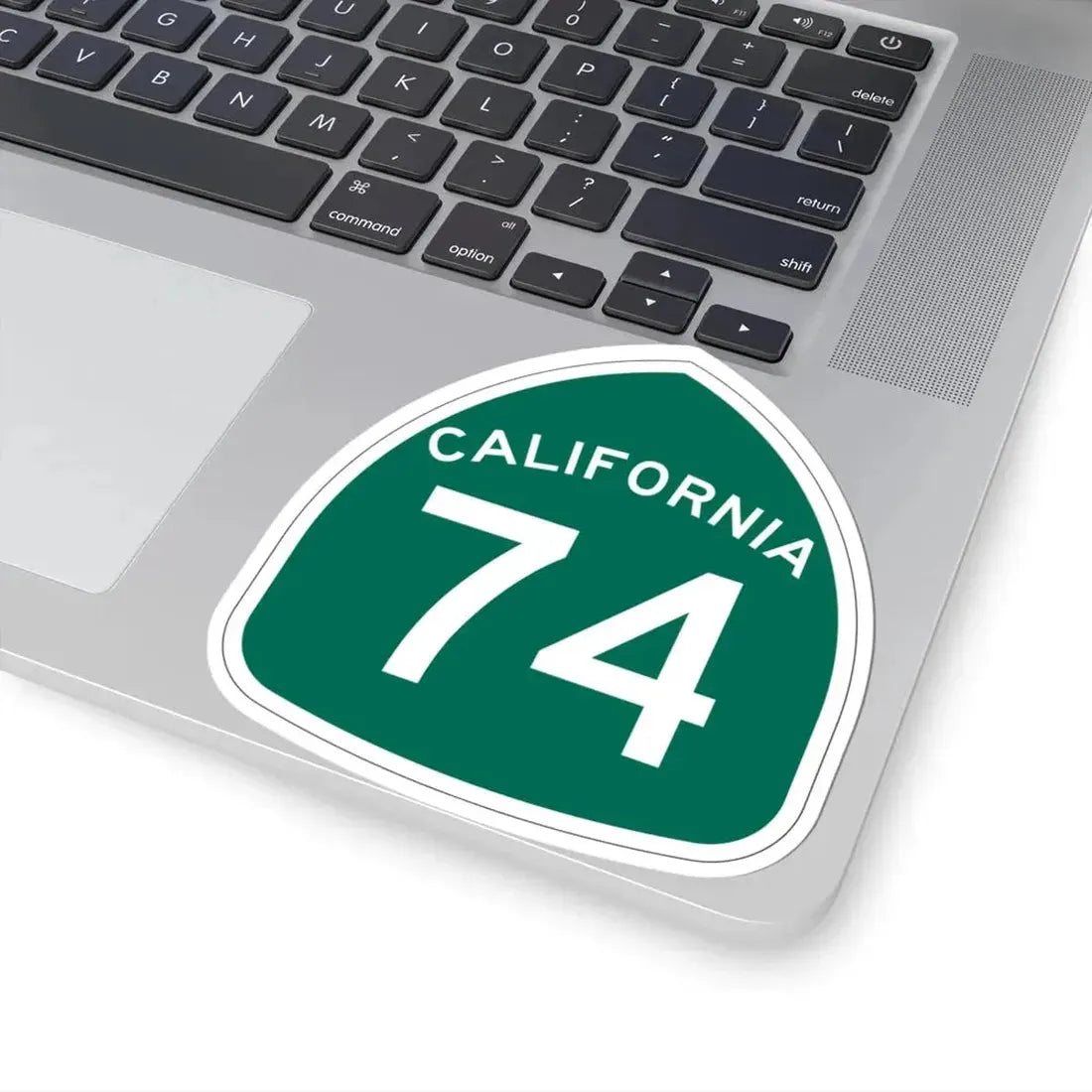 California 74 (California) (Road Sign) STICKER Vinyl Kiss-Cut Decal - The Sticker Space
