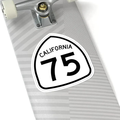 California 75 1957 (California) (Road Sign) STICKER Vinyl Kiss-Cut Decal - The Sticker Space