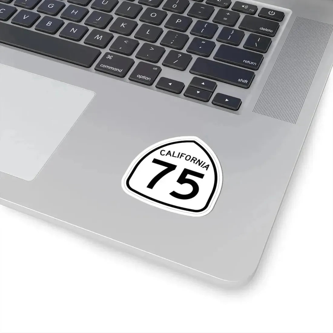 California 75 1957 (California) (Road Sign) STICKER Vinyl Kiss-Cut Decal - The Sticker Space