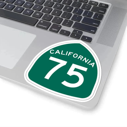California 75 (California) (Road Sign) STICKER Vinyl Kiss-Cut Decal - The Sticker Space