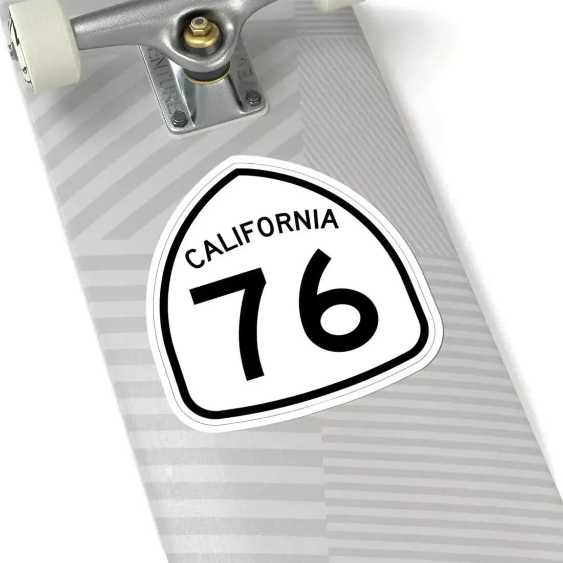 California 76 1957 (California) (Road Sign) STICKER Vinyl Kiss-Cut Decal - The Sticker Space