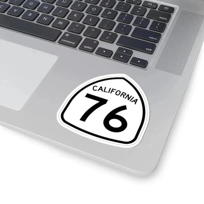 California 76 1957 (California) (Road Sign) STICKER Vinyl Kiss-Cut Decal - The Sticker Space