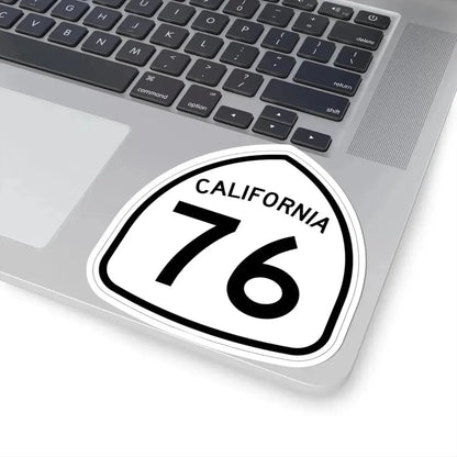 California 76 1957 (California) (Road Sign) STICKER Vinyl Kiss-Cut Decal - The Sticker Space