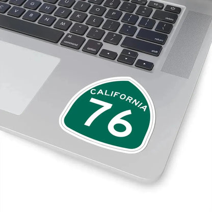 California 76 (California) (Road Sign) STICKER Vinyl Kiss-Cut Decal - The Sticker Space