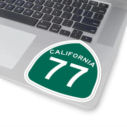 California 77 (California) (Road Sign) STICKER Vinyl Kiss-Cut Decal - The Sticker Space