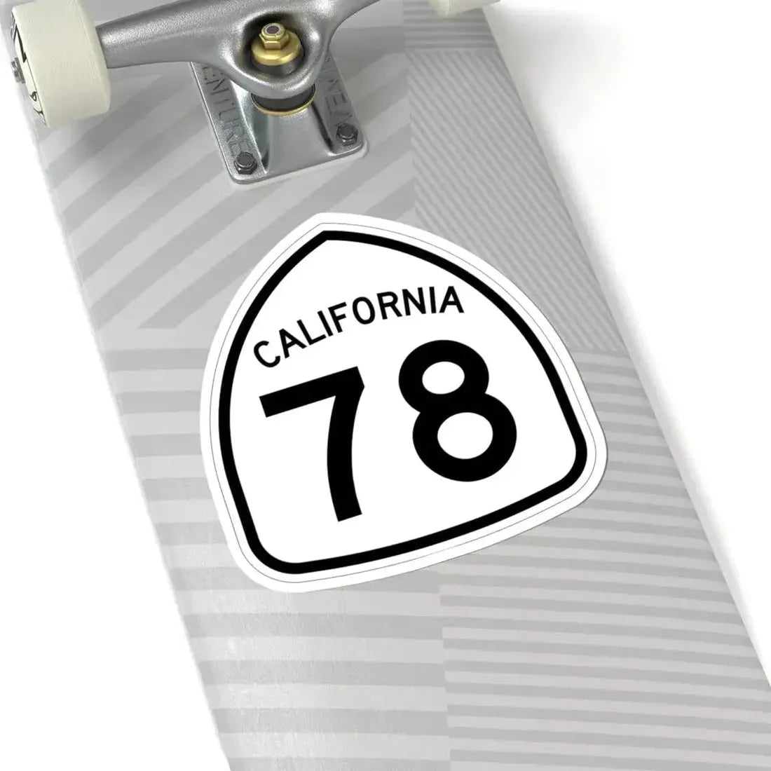 California 78 1957 (California) (Road Sign) STICKER Vinyl Kiss-Cut Decal - The Sticker Space
