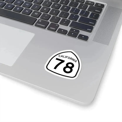 California 78 1957 (California) (Road Sign) STICKER Vinyl Kiss-Cut Decal - The Sticker Space