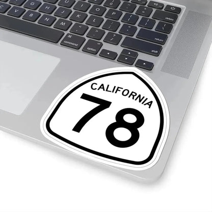 California 78 1957 (California) (Road Sign) STICKER Vinyl Kiss-Cut Decal - The Sticker Space