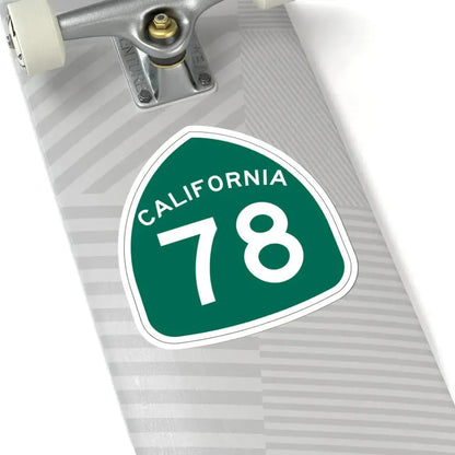 California 78 (California) (Road Sign) STICKER Vinyl Kiss-Cut Decal - The Sticker Space