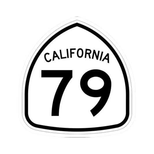 California 79 1957 (California) (Road Sign) STICKER Vinyl Kiss-Cut Decal 2 Inch White - The Sticker Space