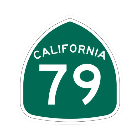 California 79 (California) (Road Sign) STICKER Vinyl Kiss-Cut Decal 2 Inch White - The Sticker Space