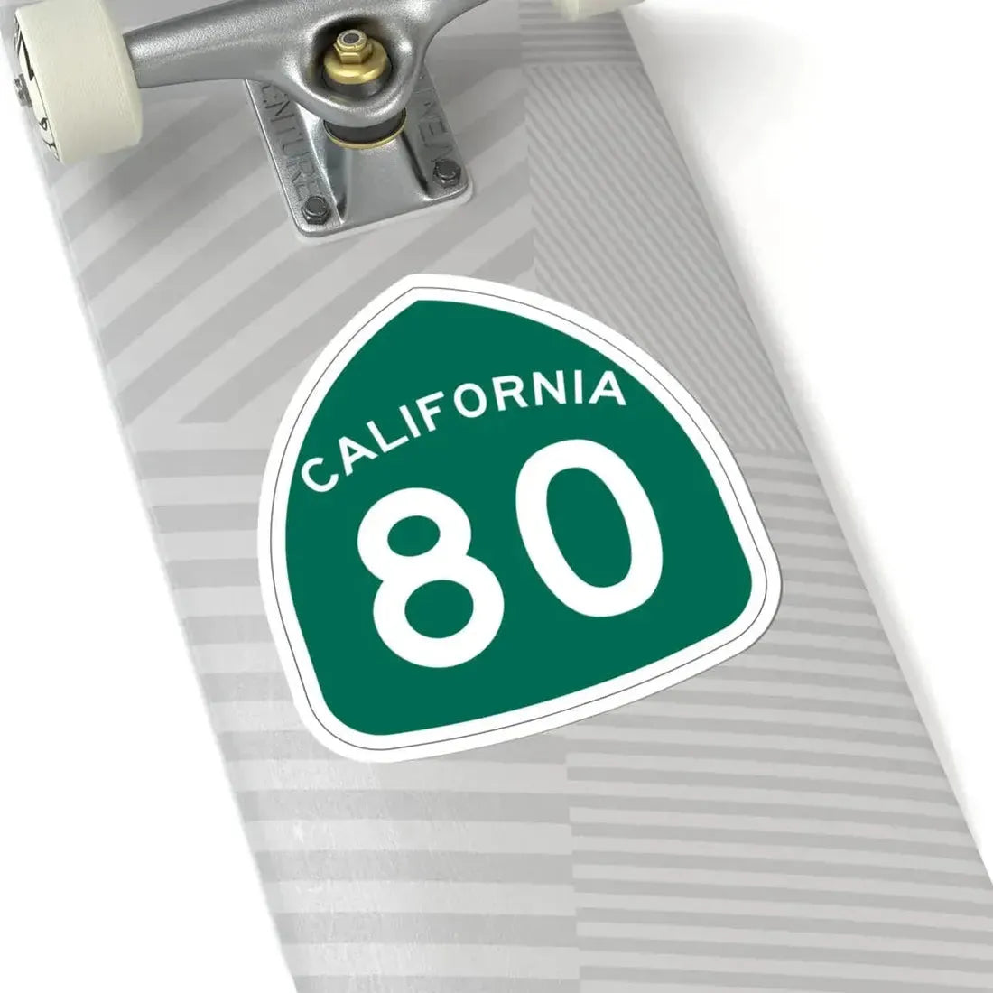 California 80 (California) (Road Sign) STICKER Vinyl Kiss-Cut Decal - The Sticker Space