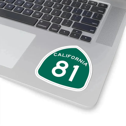 California 81 (California) (Road Sign) STICKER Vinyl Kiss-Cut Decal - The Sticker Space