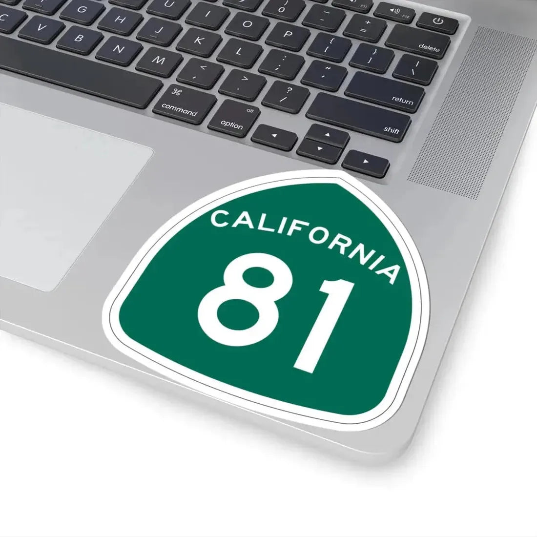 California 81 (California) (Road Sign) STICKER Vinyl Kiss-Cut Decal - The Sticker Space