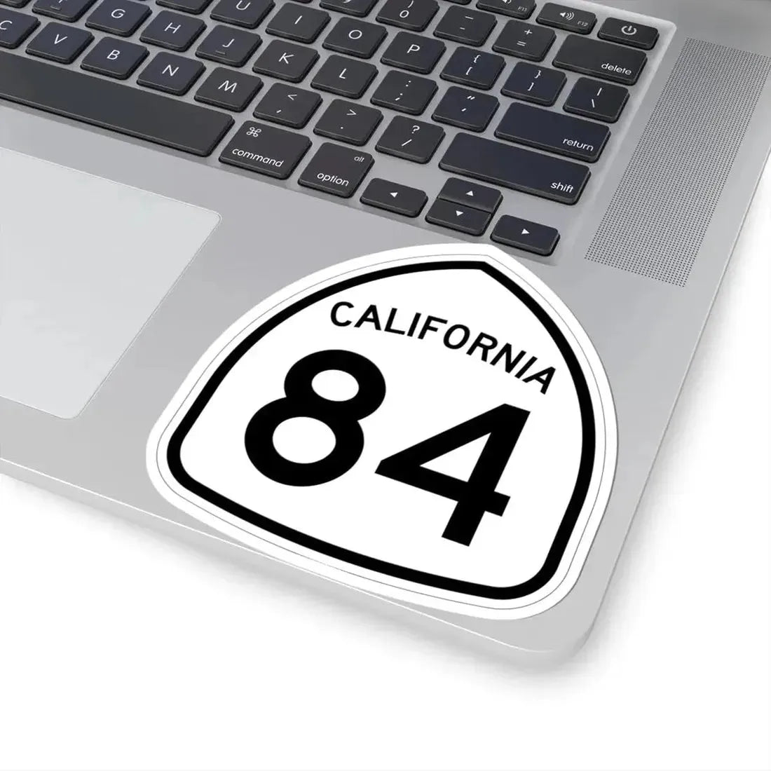 California 84 1957 (California) (Road Sign) STICKER Vinyl Kiss-Cut Decal - The Sticker Space