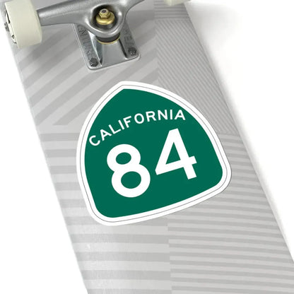 California 84 (California) (Road Sign) STICKER Vinyl Kiss-Cut Decal - The Sticker Space