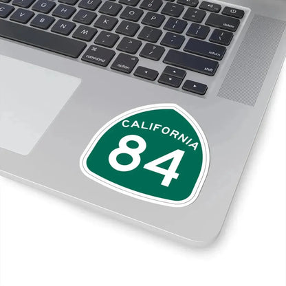 California 84 (California) (Road Sign) STICKER Vinyl Kiss-Cut Decal - The Sticker Space