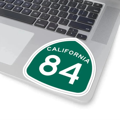 California 84 (California) (Road Sign) STICKER Vinyl Kiss-Cut Decal - The Sticker Space