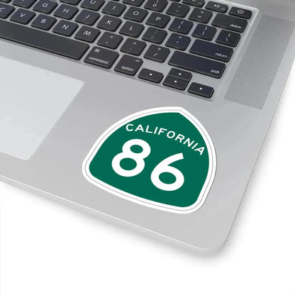 California 86 (California) (Road Sign) STICKER Vinyl Kiss-Cut Decal - The Sticker Space