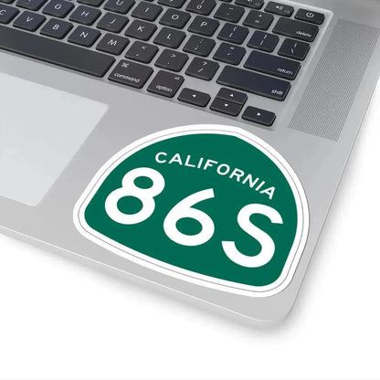 California 86S (California) (Road Sign) STICKER Vinyl Kiss-Cut Decal - The Sticker Space