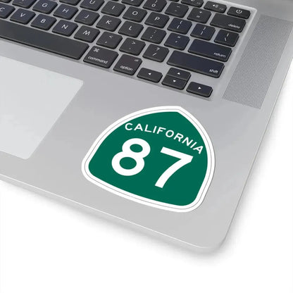 California 87 (California) (Road Sign) STICKER Vinyl Kiss-Cut Decal - The Sticker Space