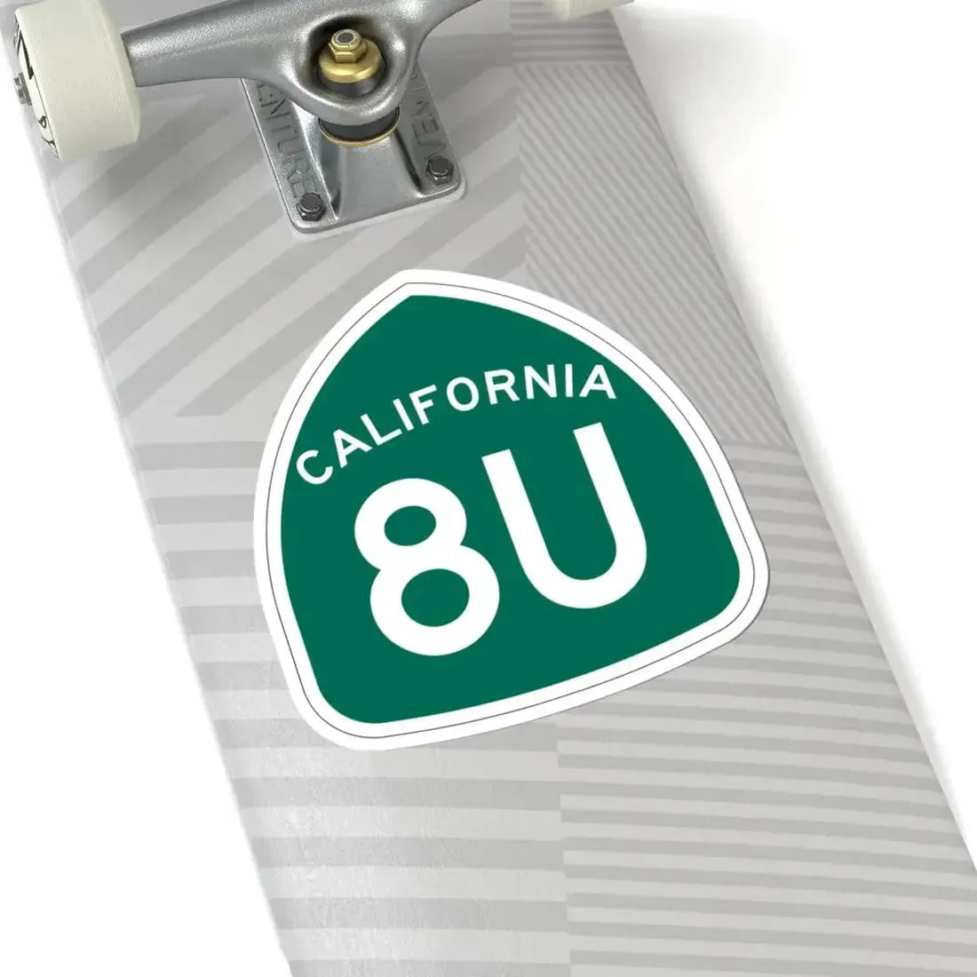 California 8U (California) (Road Sign) STICKER Vinyl Kiss-Cut Decal - The Sticker Space