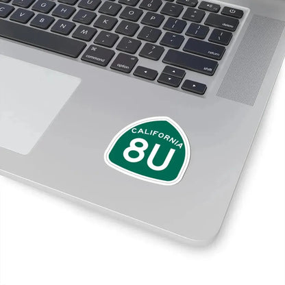 California 8U (California) (Road Sign) STICKER Vinyl Kiss-Cut Decal - The Sticker Space