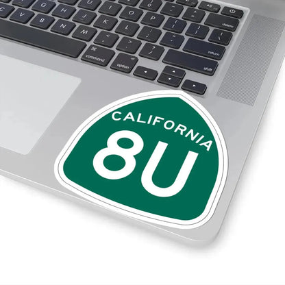 California 8U (California) (Road Sign) STICKER Vinyl Kiss-Cut Decal - The Sticker Space