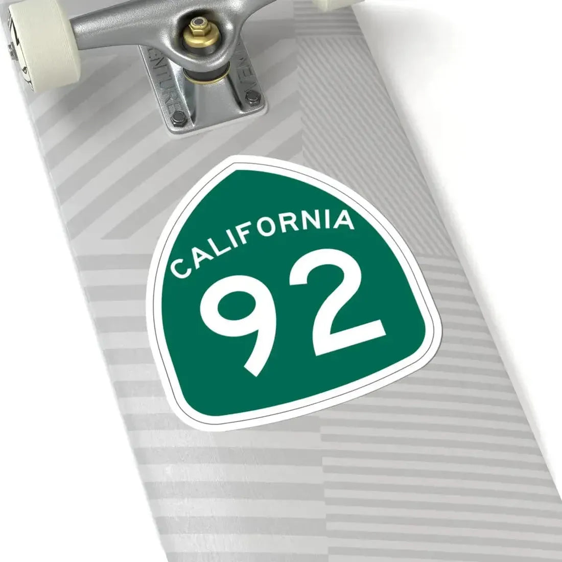 California 92 (California) (Road Sign) STICKER Vinyl Kiss-Cut Decal - The Sticker Space