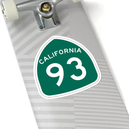California 93 (California) (Road Sign) STICKER Vinyl Kiss-Cut Decal - The Sticker Space