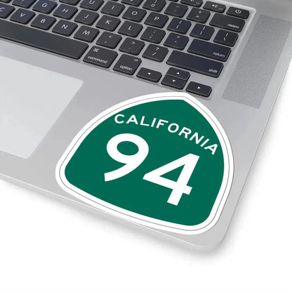 California 94 (California) (Road Sign) STICKER Vinyl Kiss-Cut Decal - The Sticker Space