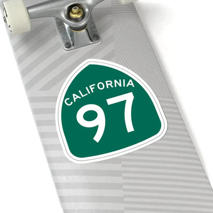 California 97 (California) (Road Sign) STICKER Vinyl Kiss-Cut Decal - The Sticker Space
