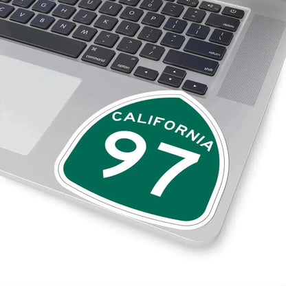 California 97 (California) (Road Sign) STICKER Vinyl Kiss-Cut Decal - The Sticker Space