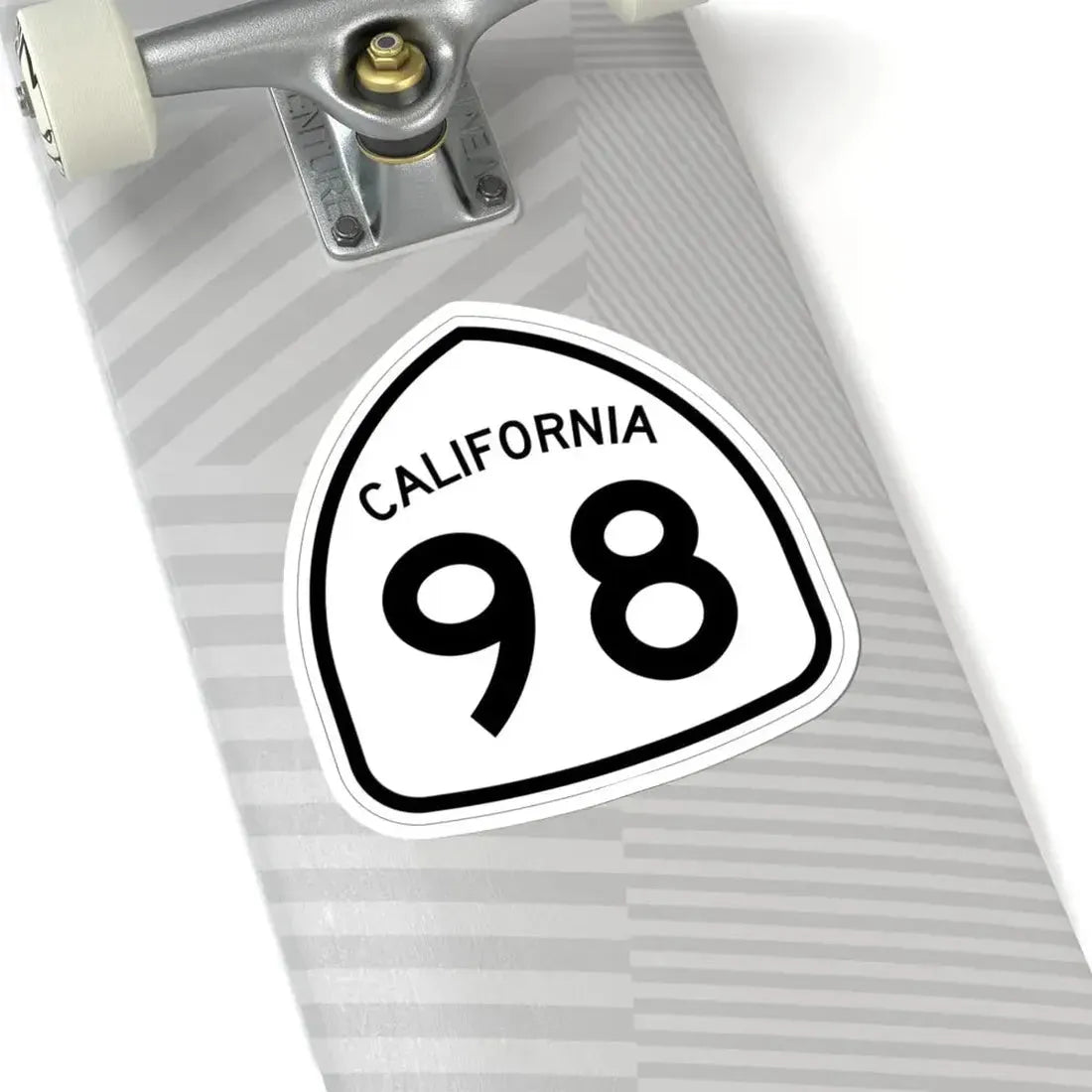 California 98 1957 (California) (Road Sign) STICKER Vinyl Kiss-Cut Decal - The Sticker Space