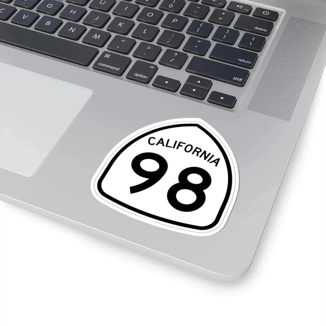 California 98 1957 (California) (Road Sign) STICKER Vinyl Kiss-Cut Decal - The Sticker Space