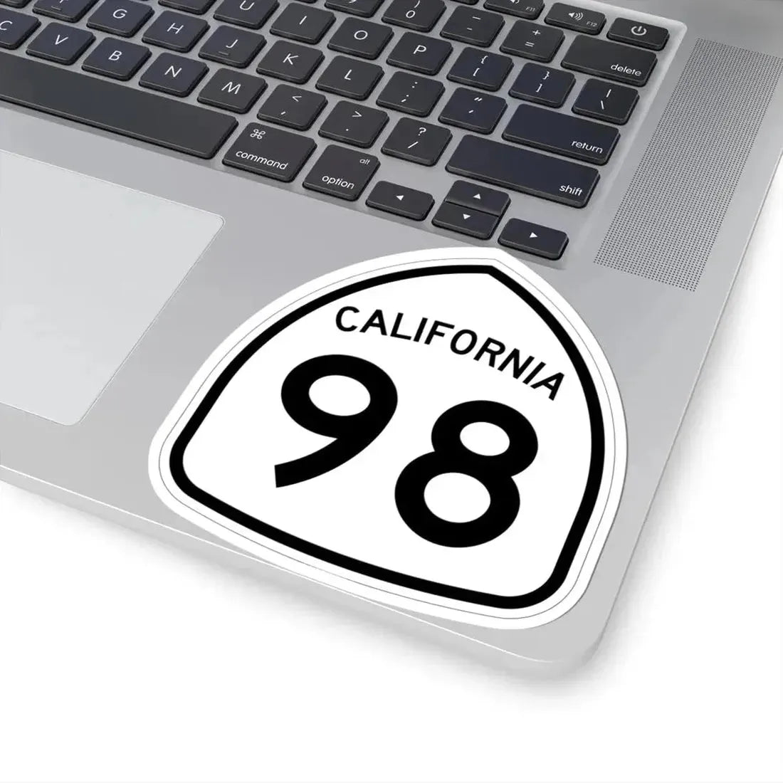 California 98 1957 (California) (Road Sign) STICKER Vinyl Kiss-Cut Decal - The Sticker Space