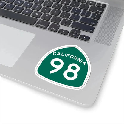 California 98 (California) (Road Sign) STICKER Vinyl Kiss-Cut Decal - The Sticker Space