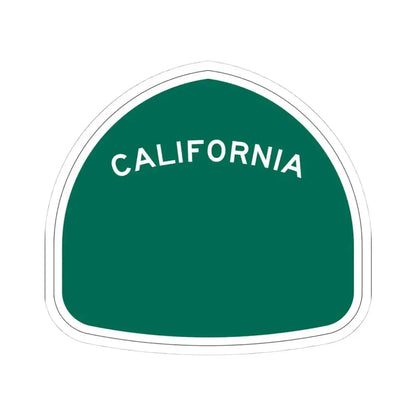 California blank wide (California) (Road Sign) STICKER Vinyl Kiss-Cut Decal 4 Inch White - The Sticker Space