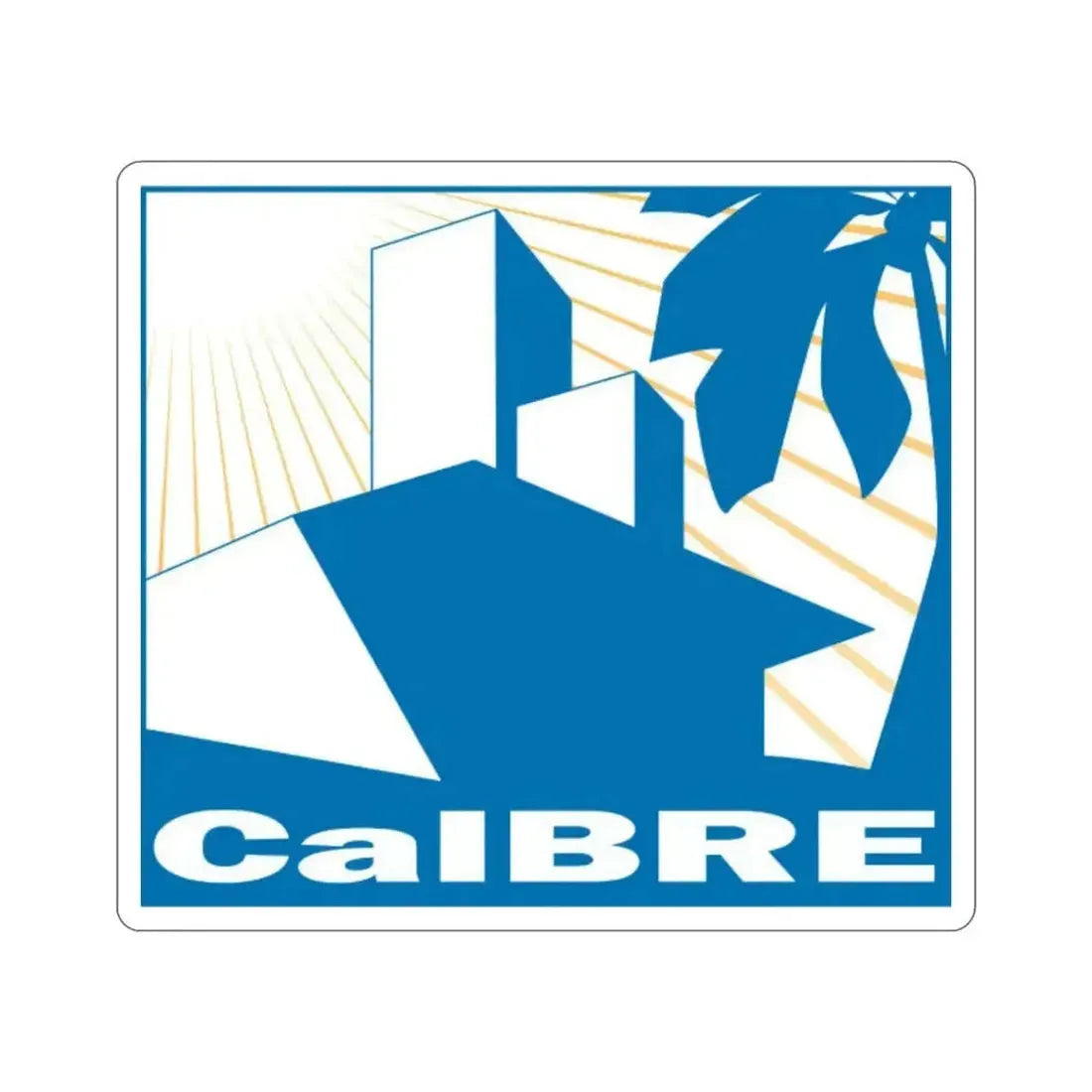 California Bureau of Real Estate STICKER Vinyl Die-Cut Decal - The Sticker Space